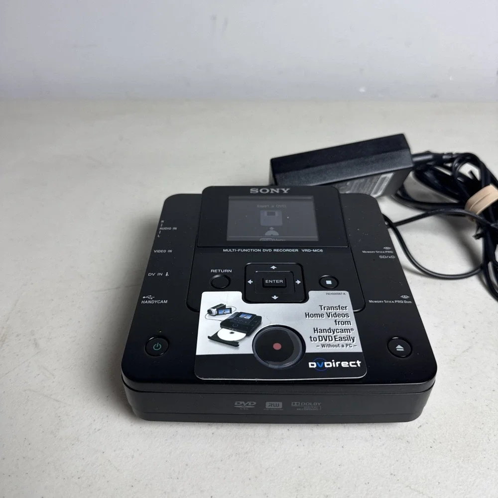 Sony VRD-MC6 DVDirect Multi-Function DVD Recorder w/ Power Supply - EUC